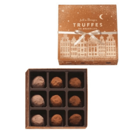 Boite  truffes de bruxelles avec 300g de chocolat