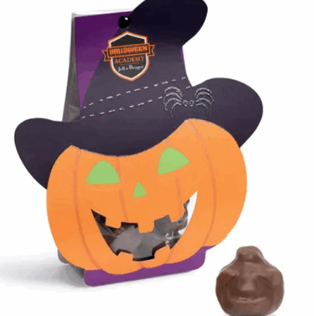 Citrouilles guimauve en chocolat au lait