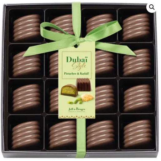 Boite 16 chocolats Dubaï Style