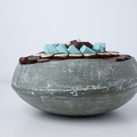 Centre de table Sauge avec 1kg750g de chocolats