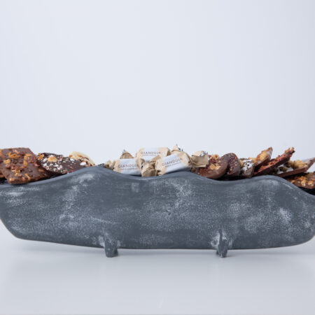 Corbeille longue Ardoise avec 900g de chocolats