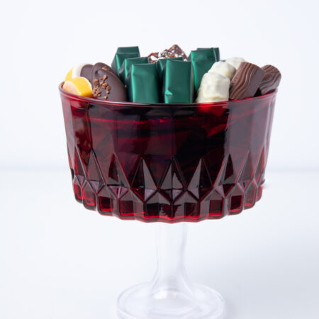 Coupe Sur Pied Rubis PM – 600g de chocolats