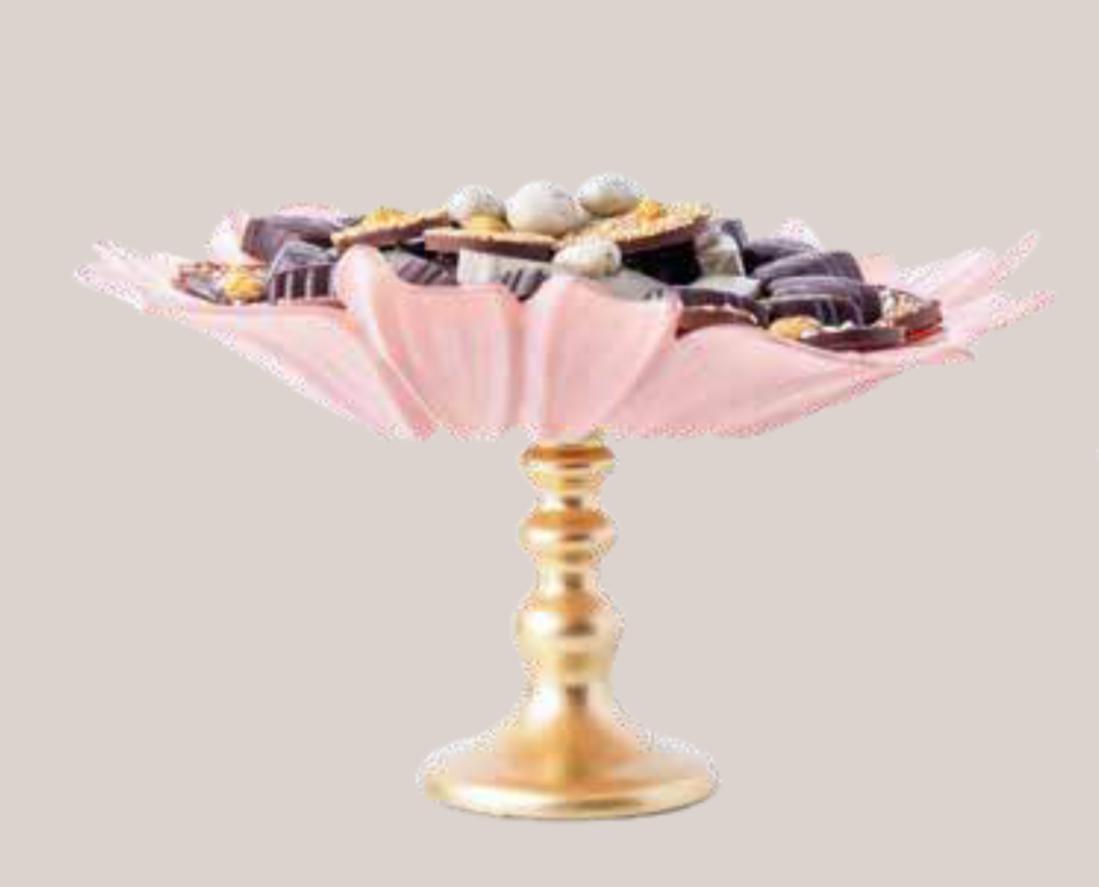 Coupe Pétale sur pied avec 900g de chocolat