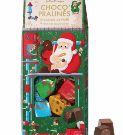 Boite Chocopralinés en forme de chalet