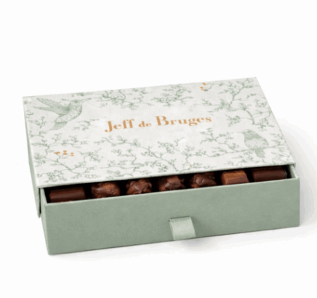 Boite Toile de Jouy – Gm avec 200g de chocolat